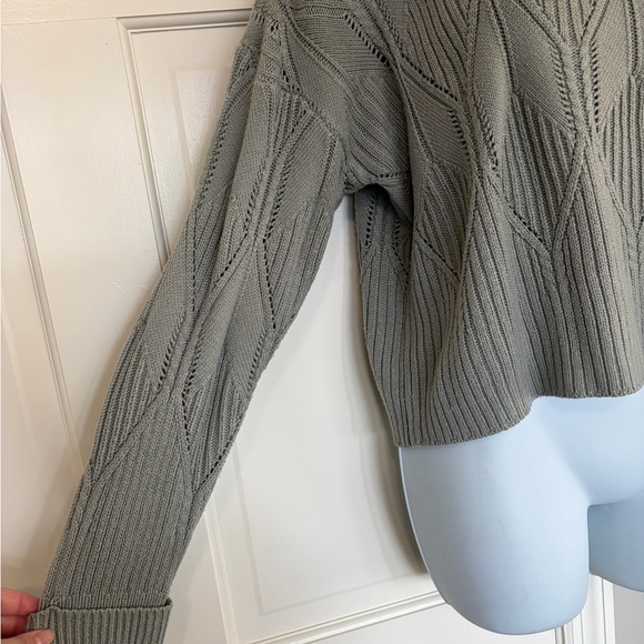 SHEIN Gray Cowl Neck Sweater - Picture 2 of 4